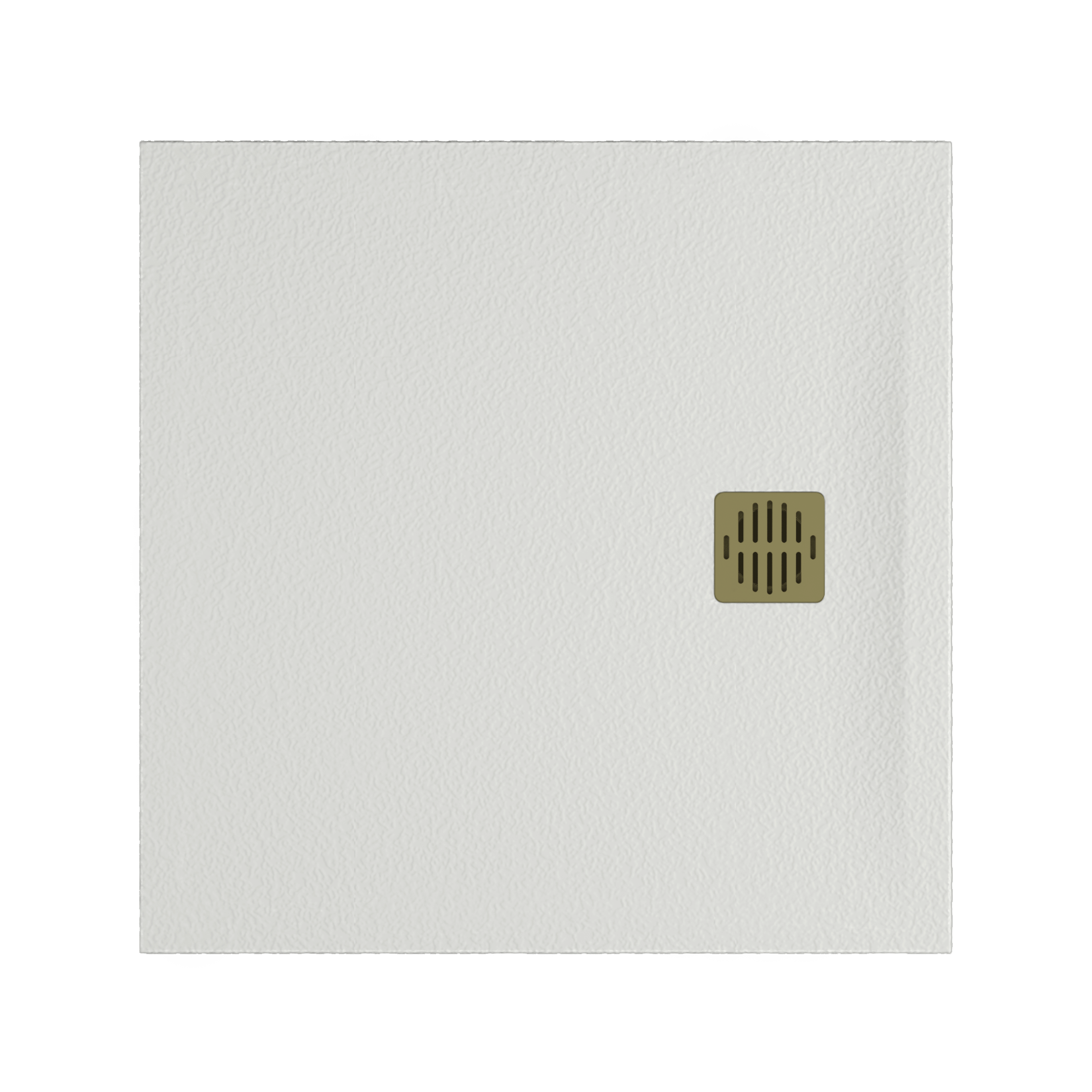 stone kvadratni bijeli zlatni poklopac