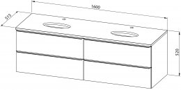 Unterschrank GRANDE TOP 160